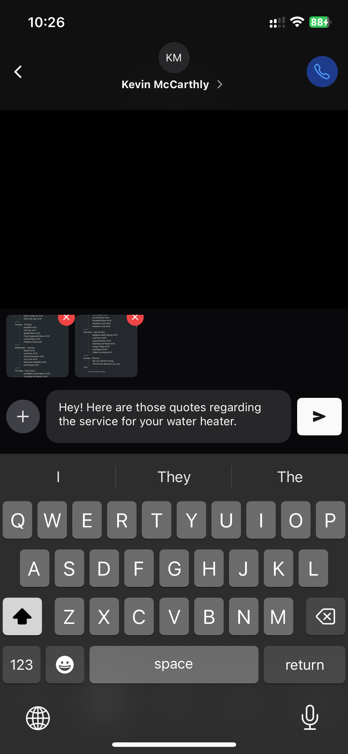 Sending Message